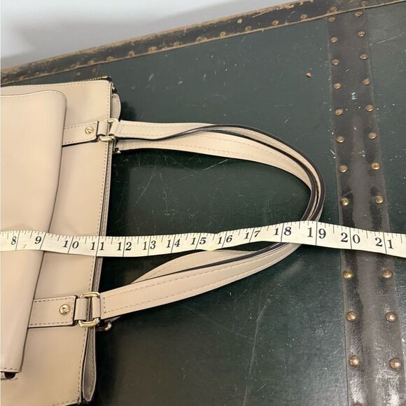 Kate Spade Varick Collection Austin Taupe Purse - Picture 12 of 14